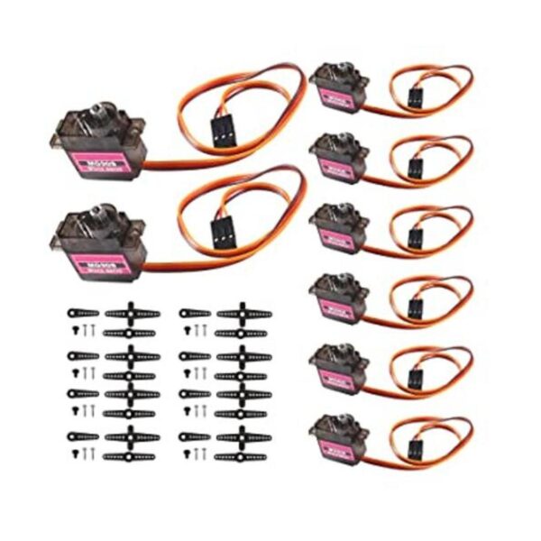 Alinan 8 piezas MG90S Servo Micro 180 9G Servo Motor_1