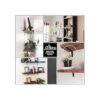 Alise Soportes flotantes de acero inoxidable J5207B8P_3