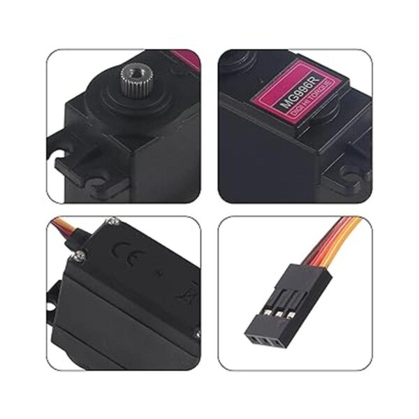 Alinan 6 piezas MG996R Metal Gear 180 grados de marca