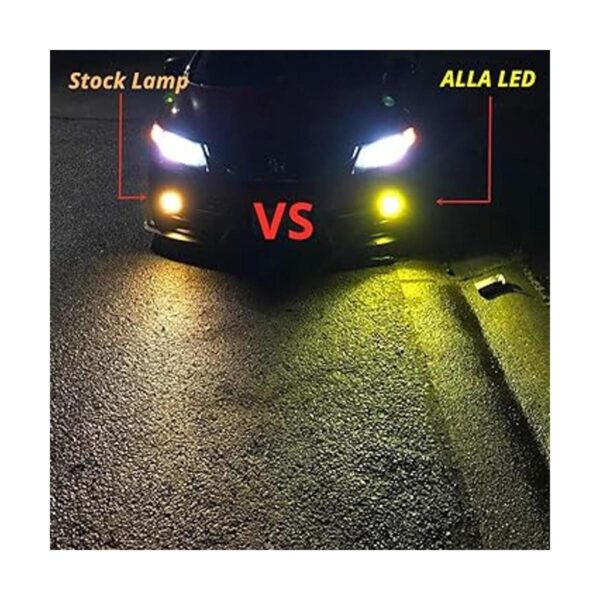 Alla Lighting Bombillas LED H8 H11 H16 de 2800 lm 3000 K_2