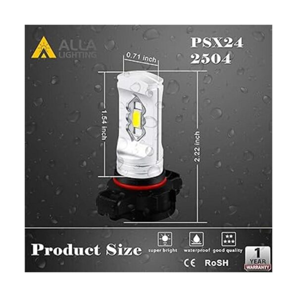 Alla Lighting Bombillas LED antiniebla de 3800 lm 2504_2