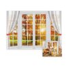 Allenjoy Fondo de ventana de árbol de otoño escenario de_1