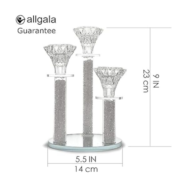 Allgala 3 pilares de 9 pulgadas de alto rellenos con