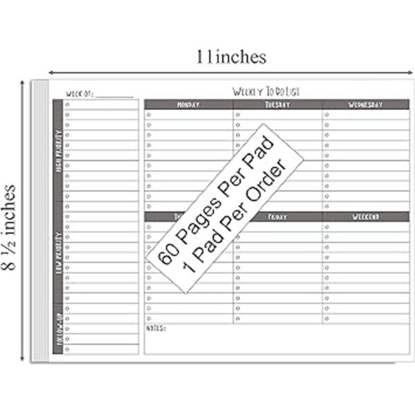 Alliance Business Products Bloc de notas To Do 60 páginas_2
