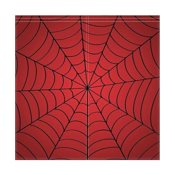 Allenjoy Cortinas rojas de tela de araña de superhéroe_2