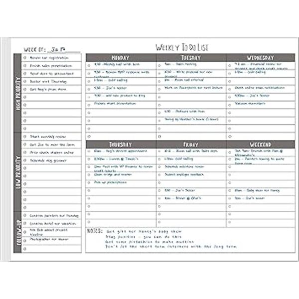 Alliance Business Products Bloc de notas To Do 60 páginas_3