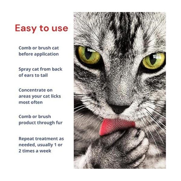Allersearch DanderLess Spray eliminador de caspa para gatos_5