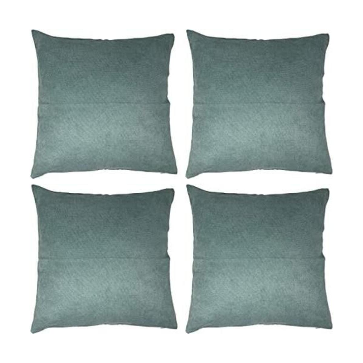 Allgala Paquete de 4 fundas de almohada decorativas de 18