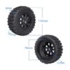 AllinRC Neumáticos y ruedas prepegados de 110 RC para_3