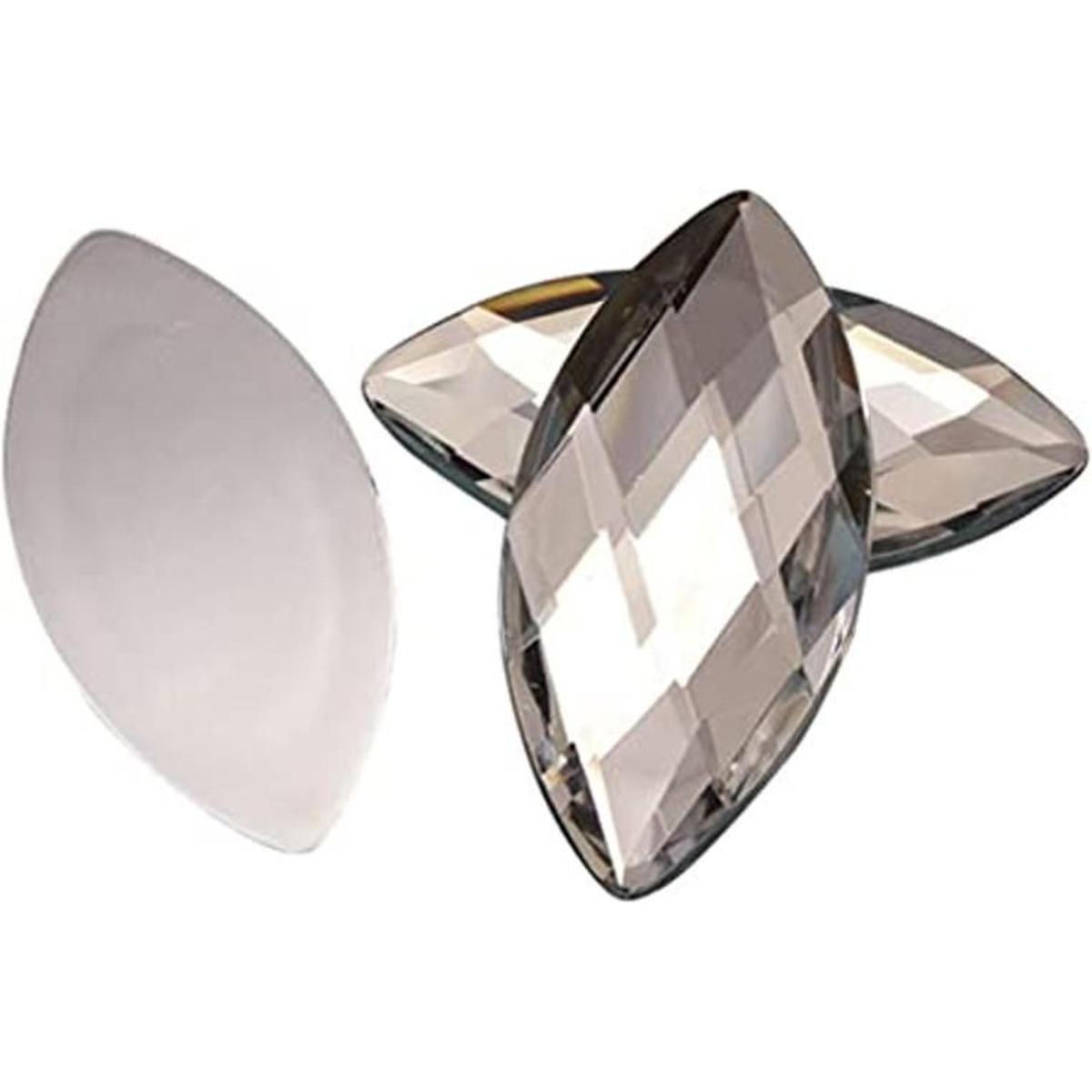 Allstarco Diamantes de imitación acrílicos transparentes
