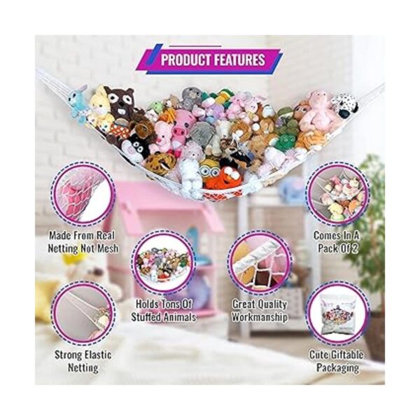 Almacenamiento para animales de peluche Stuffie Party_4