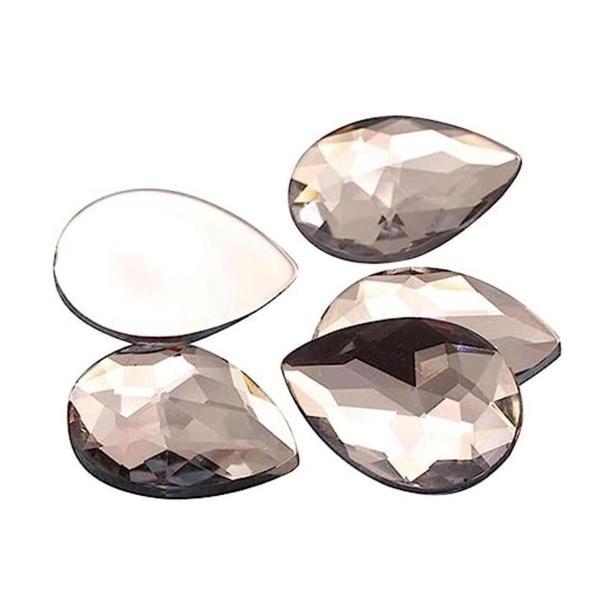 Allstarco Gemas de plástico de 0.709 x 0.512 in con parte