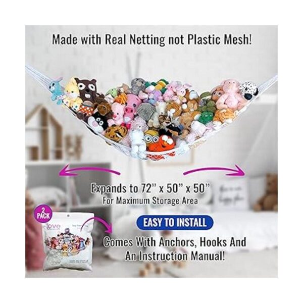 Almacenamiento para animales de peluche Stuffie Party_3