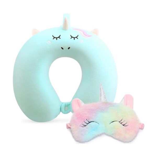 Almohada para el cuello de viaje para niños pequeños