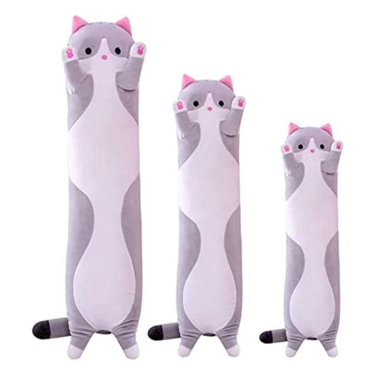 Almohada gigante de gatos de peluche con dibujos animados