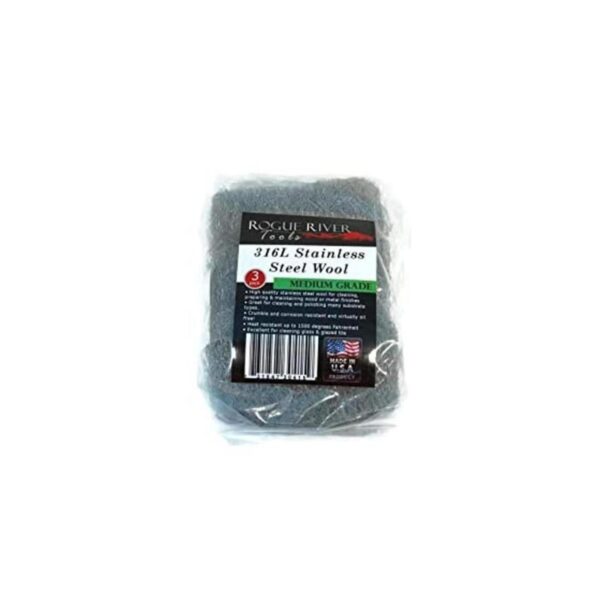 Almohadilla de acero inoxidable 316L paquete de 3_1