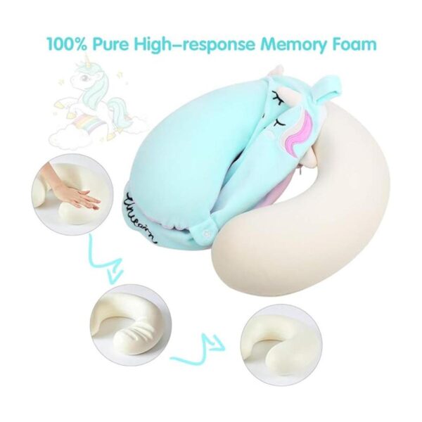 Almohada para el cuello de viaje para niños pequeños