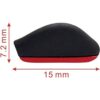Almohadillas de nariz para Oakley Pit Bull OO9127 Gafas de_2