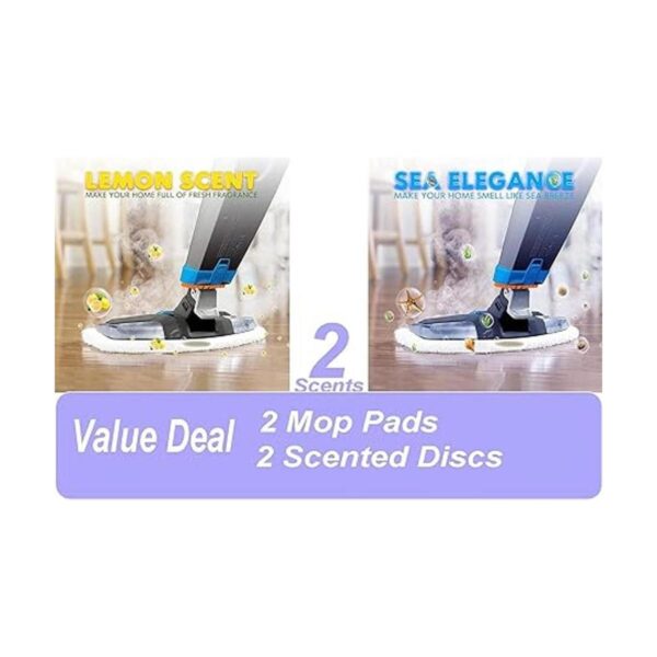 Almohadillas lavables de repuesto para mopa de vapor_5