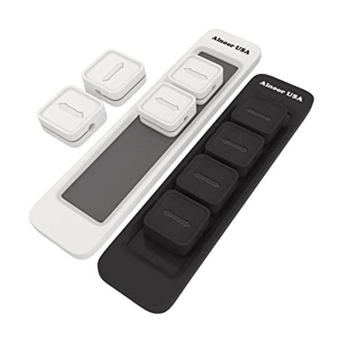 Alnoor USA Organizador de cables magnéticos clips de