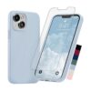 AloCase Funda compatible con iPhone 13 de silicona azul_1