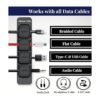 Alnoor USA Organizador de cables magnéticos clips de_5