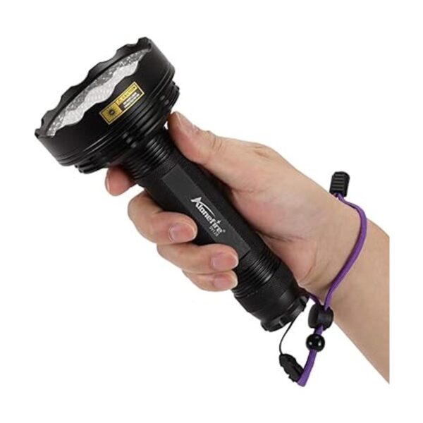 Alonefire SV128 Linterna UV 395nm 128 LED Linterna de luz