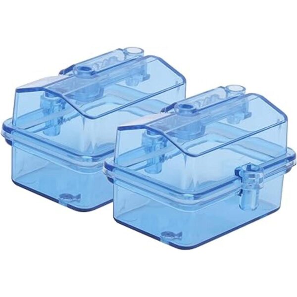 Alomejor 2 juegos de caja receptora de radio impermeable_2