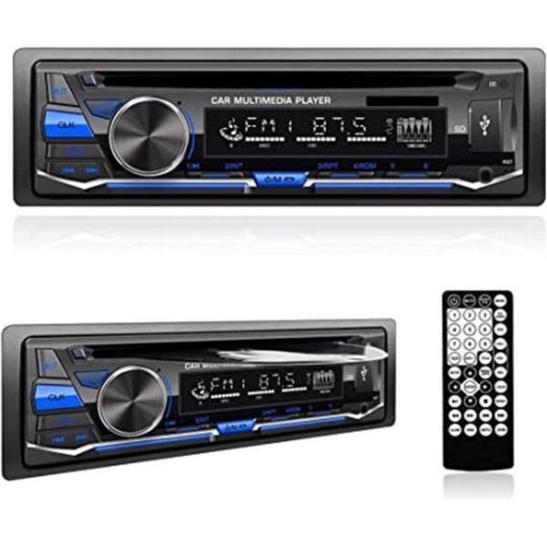 Alondy Radio de coche DIN individual estéreo con CD DVD_1