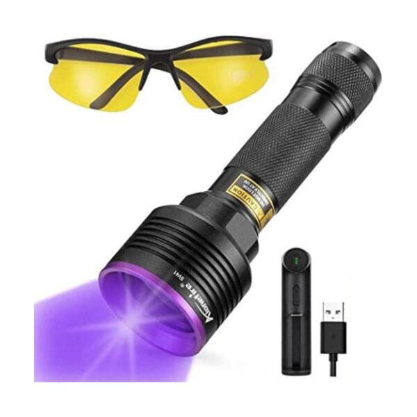 Alonefire SV41 Linterna UV de 395 nm 10 W recargable_1