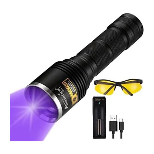Alonefire SV13 Linterna UV de 15 W 365 nm recargable_1