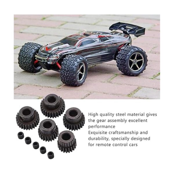 Alomejor Juego de 5 engranajes de motor 48DP de acero 20T_4