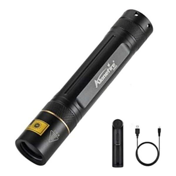 Alonefire SV003 Linterna UV portátil recargable de 10 W_1