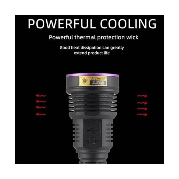 Alonefire SV43 Linterna UV de 36 W 365 nm recargable por_2