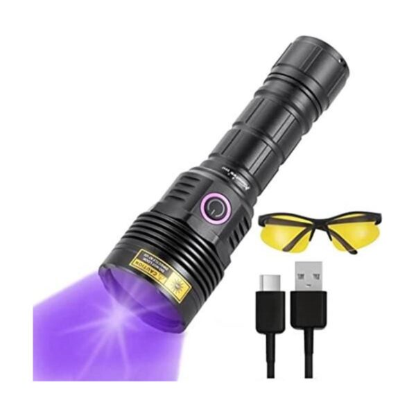 Alonefire SV47 Linterna UV de 12 W 365 nm recargable_1