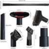 Alrens Juego de 8 accesorios de aspiradora de 1 14
