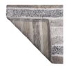 Alpine Stripe Juego de 2 alfombras de baño de color gris_5