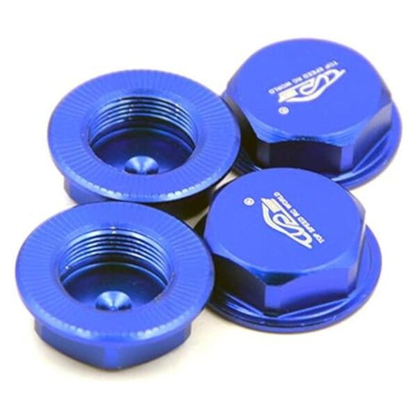 Alta velocidad RC World Tuercas de ruedas Tapa Azul para_2
