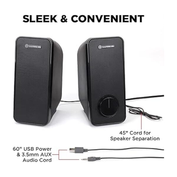 Altavoces de ordenador GOgroove SonaVERSE UB2 Multimedia_3