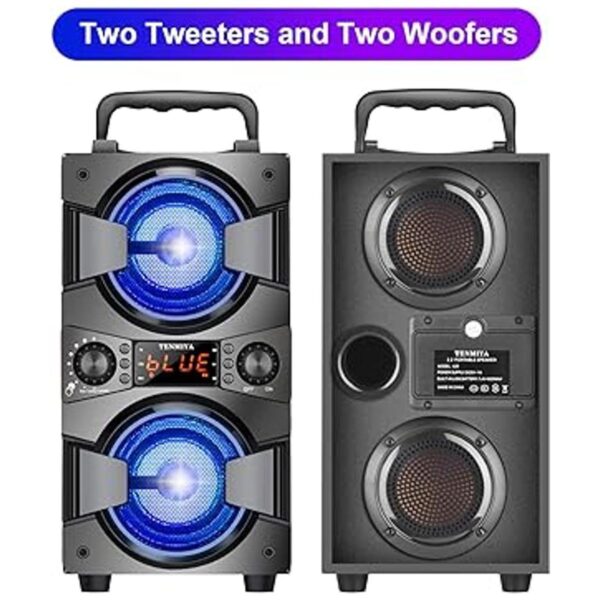 Altavoces Bluetooth de 60 W altavoz inalámbrico portátil_3