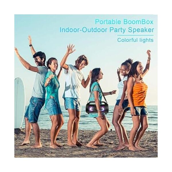 Altavoces Bluetooth boombox Bluetooth portátil de 30 W_4