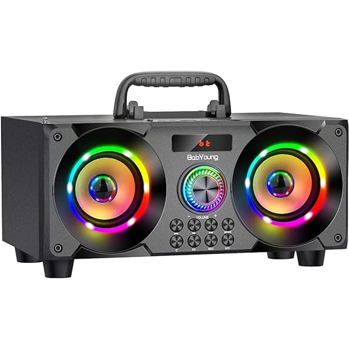 Altavoz Bluetooth portátil de 60 W con subwoofer de graves