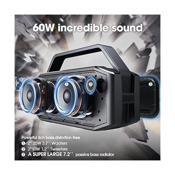 Altavoz Bluetooth de 60 W máximo de 80 W WKING_3