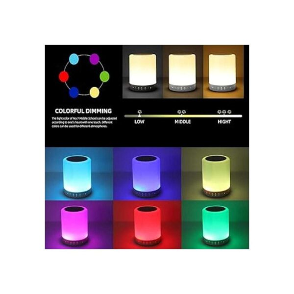 Altavoz Bluetooth con luz nocturna altavoces Bluetooth_2