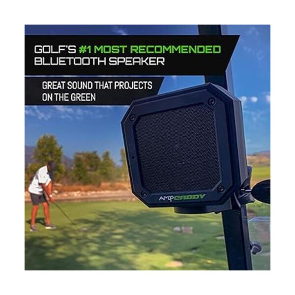 Altavoz Bluetooth de golf con soporte Ampcaddy versión 3_5