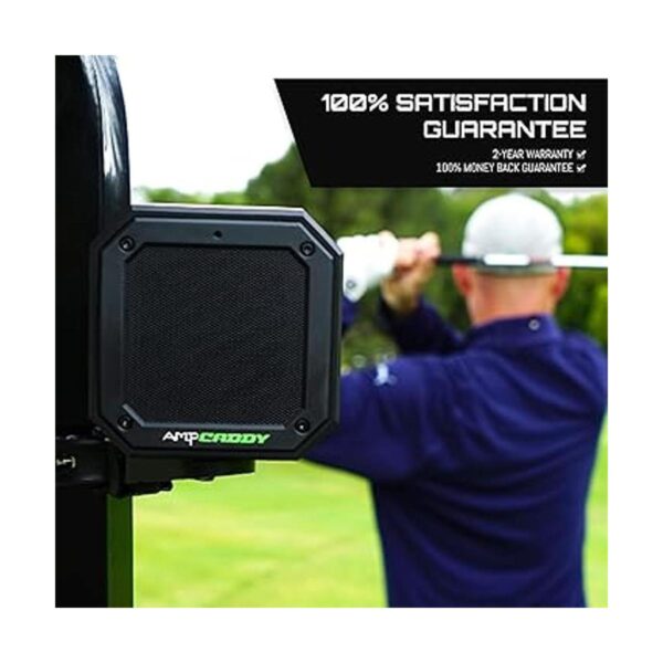 Altavoz Bluetooth de golf con soporte Ampcaddy versión 3_6