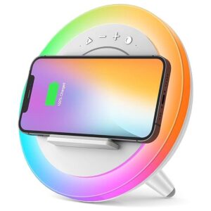 Altavoz Bluetooth con luces altavoz de carga inalámbrico_1