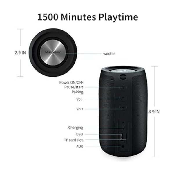 Altavoz Bluetooth altavoces MusiBaby al aire libre_3