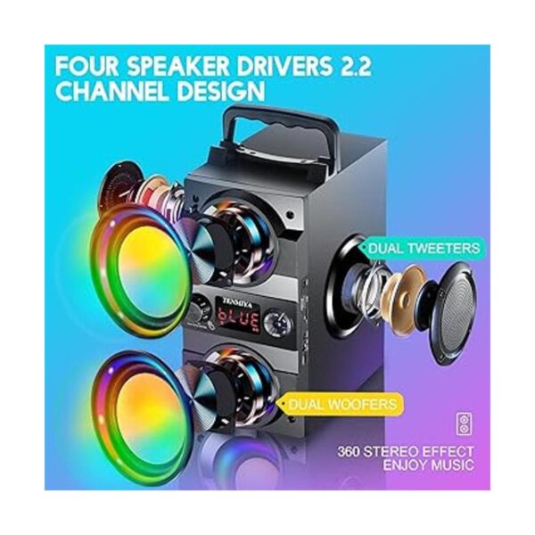 Altavoz Bluetooth 40 W pico de 60 W portátiles_2