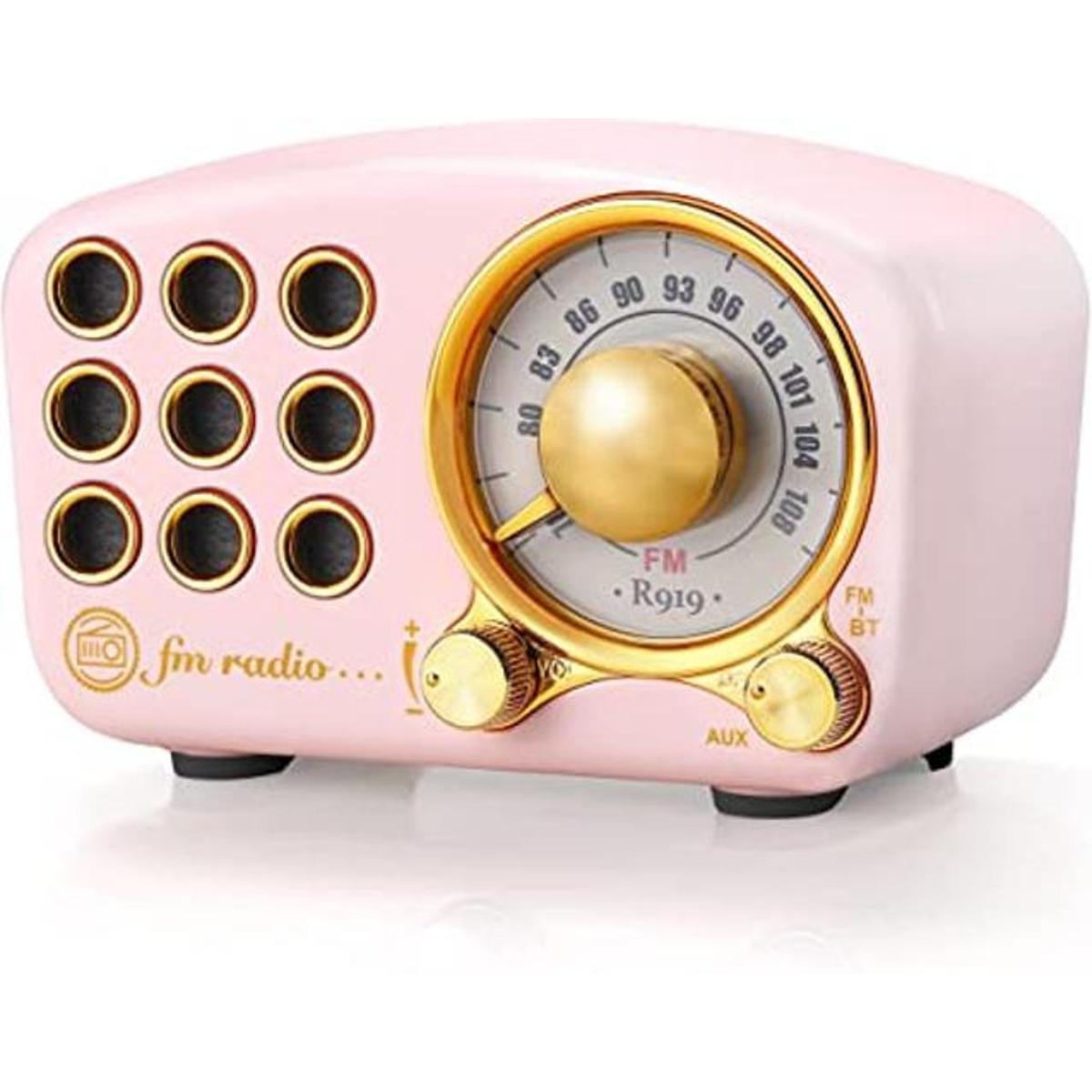 Altavoz Bluetooth retro radio FM vintage Greadio con